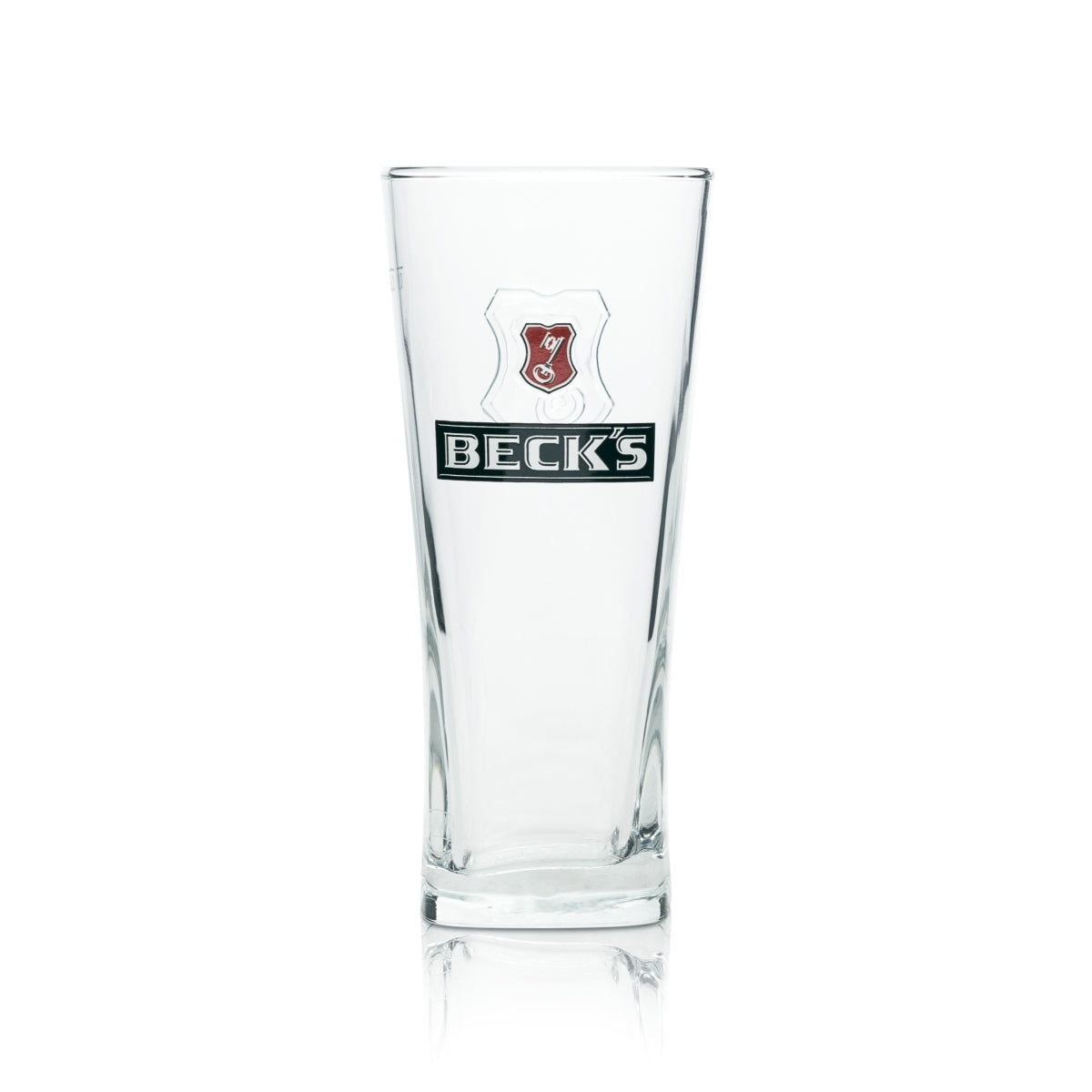6x Becks Bier Glas 0,2l Biergläser Henry Gläser Becher Relief Logo – Ansicht 2