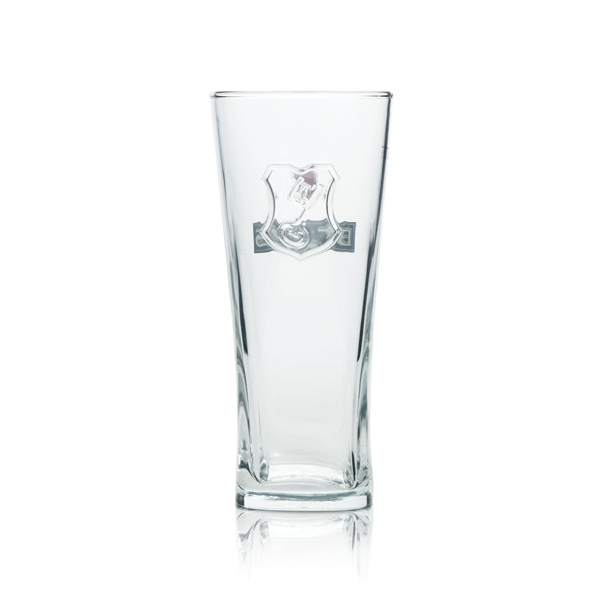 6x Becks Bier Glas 0,2l Biergläser Henry Gläser Becher Relief Logo – Ansicht 4
