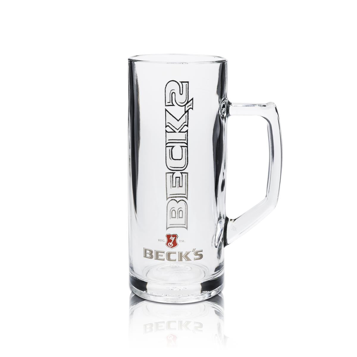 6x Becks Bier Glas 0,3l Krug Donau Sahm – Ansicht 4
