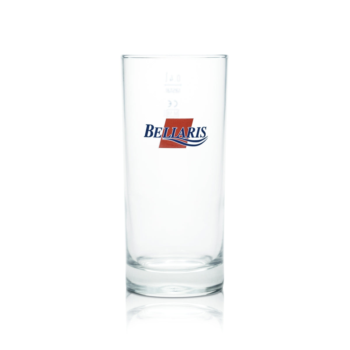 6x Bellaris Glas 0,4l Mineral Wasser Becher Gläser Sprudel Saft Soda Geeicht – Ansicht 2