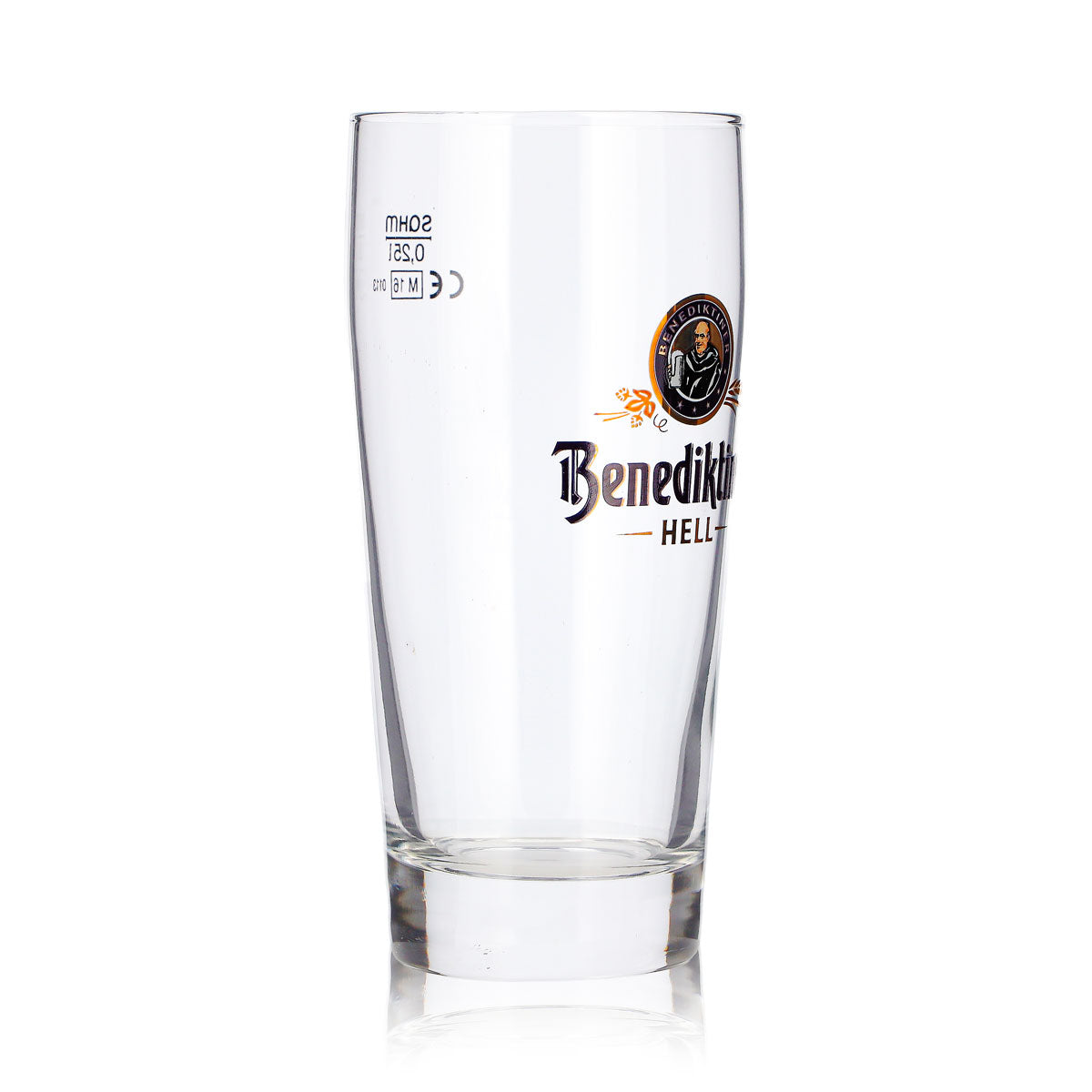 6x Benediktiner Bier Glas 0,25l Becher Sahm Willi Bierglas Willibecher (6er Set) – Ansicht 3