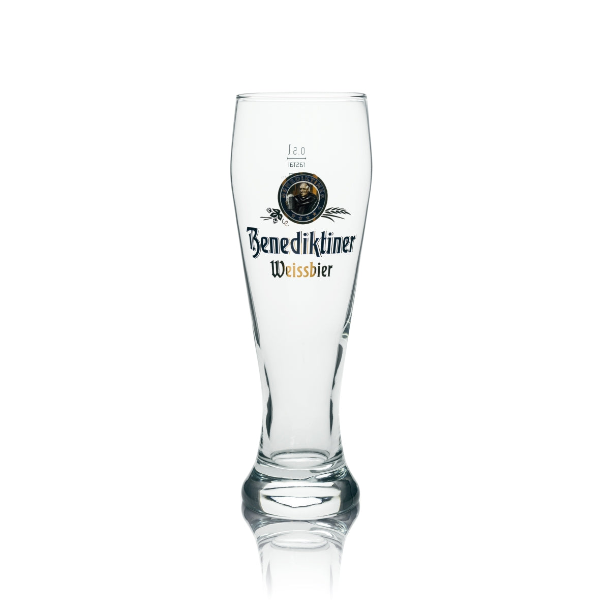 6x Benediktiner Bier Glas Weizen 0,5l Rastal – Ansicht 2