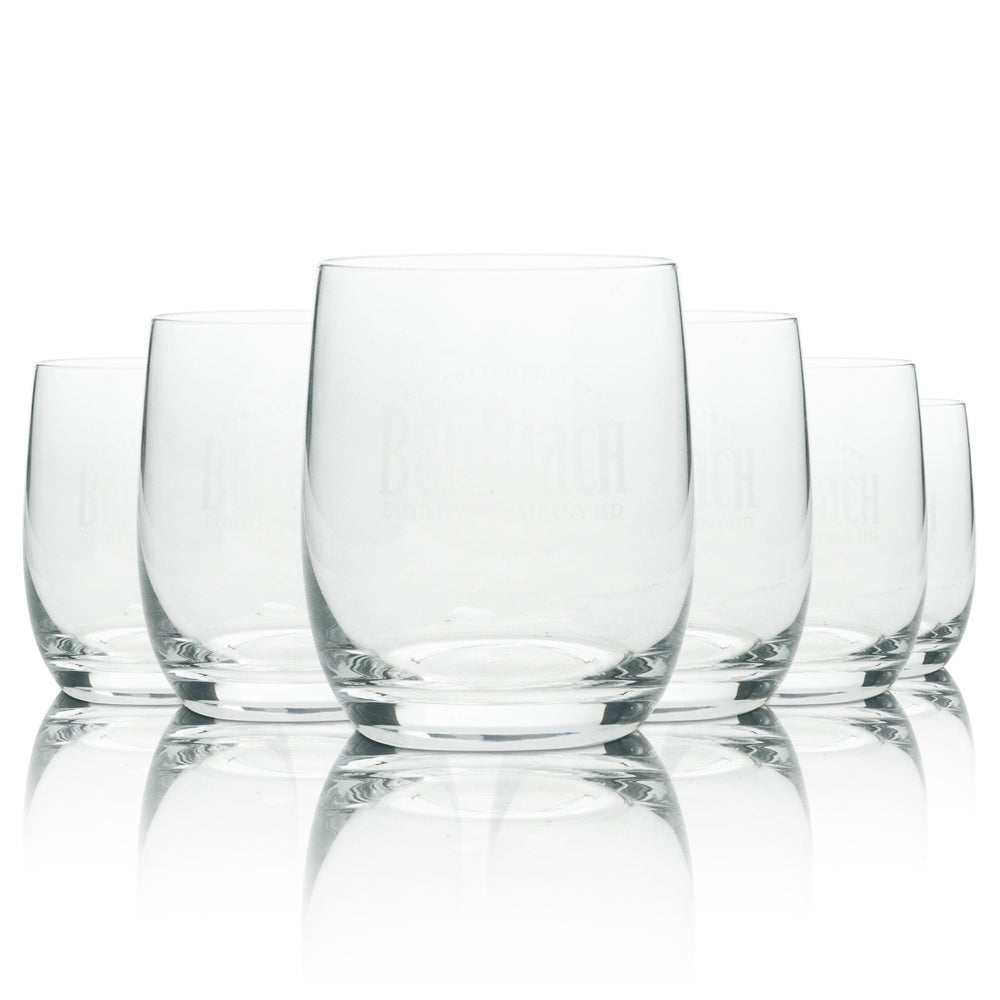 6x Benriach Whiskey Glas Tumbler Distillery Company