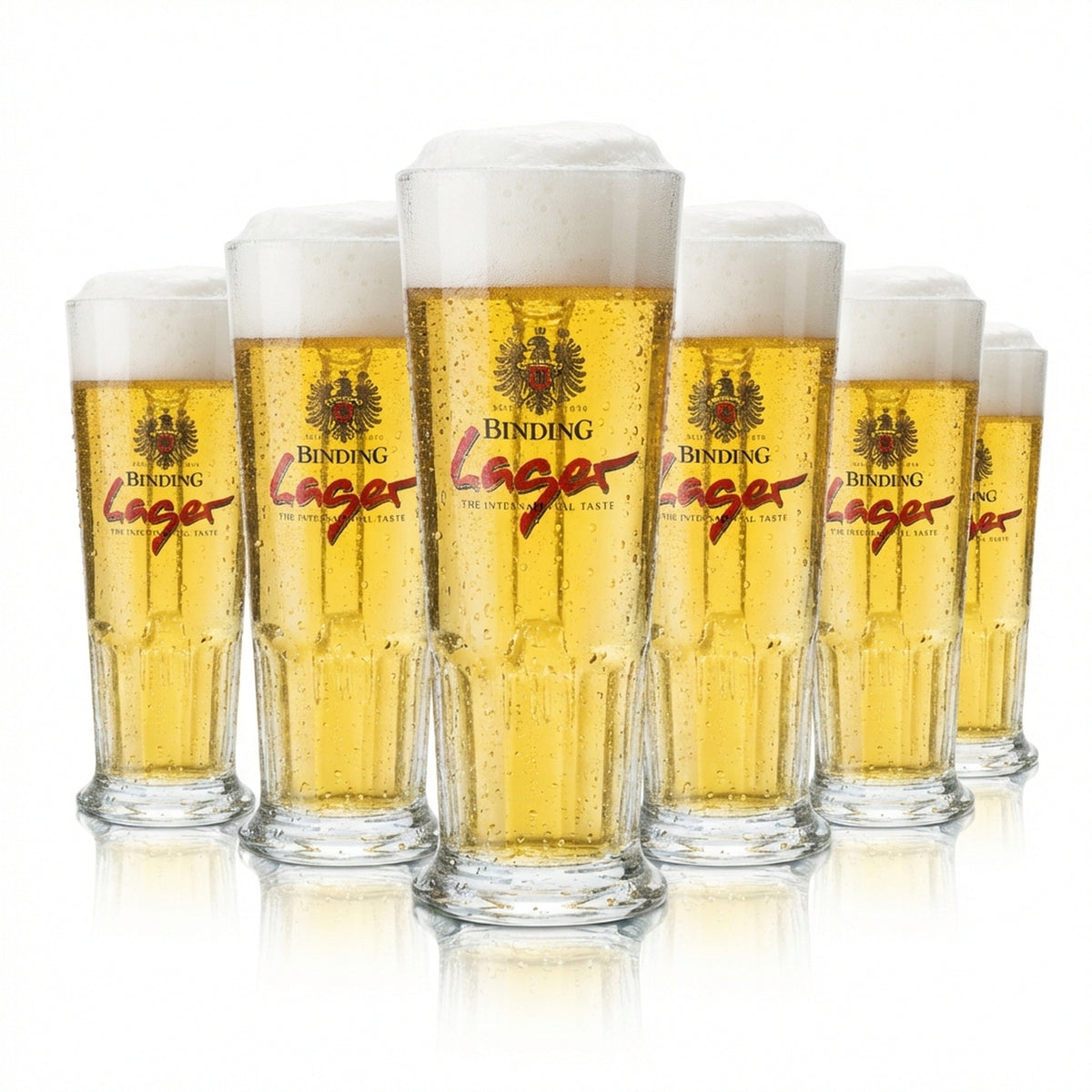 6x Binding Bier Glas 0,3l Krug Humpen Seidel Kontur Gläser Lager Gastro Kneipe