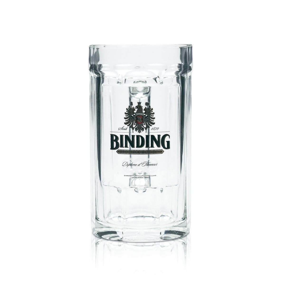 6x Binding Bier Glas 0,4l Krug Humpen Seidel Gläser Gastro Kneipe Diplom Pils – Ansicht 2