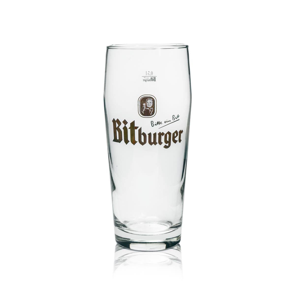 6x Bitburger Bier Glas 0,5l Willibecher – Ansicht 2