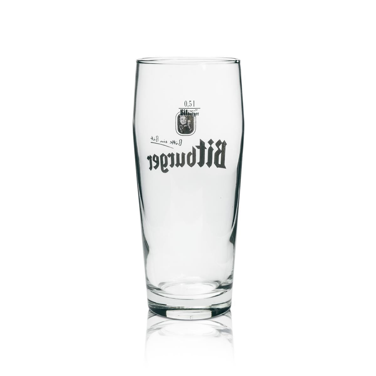 6x Bitburger Bier Glas 0,5l Willibecher – Ansicht 3