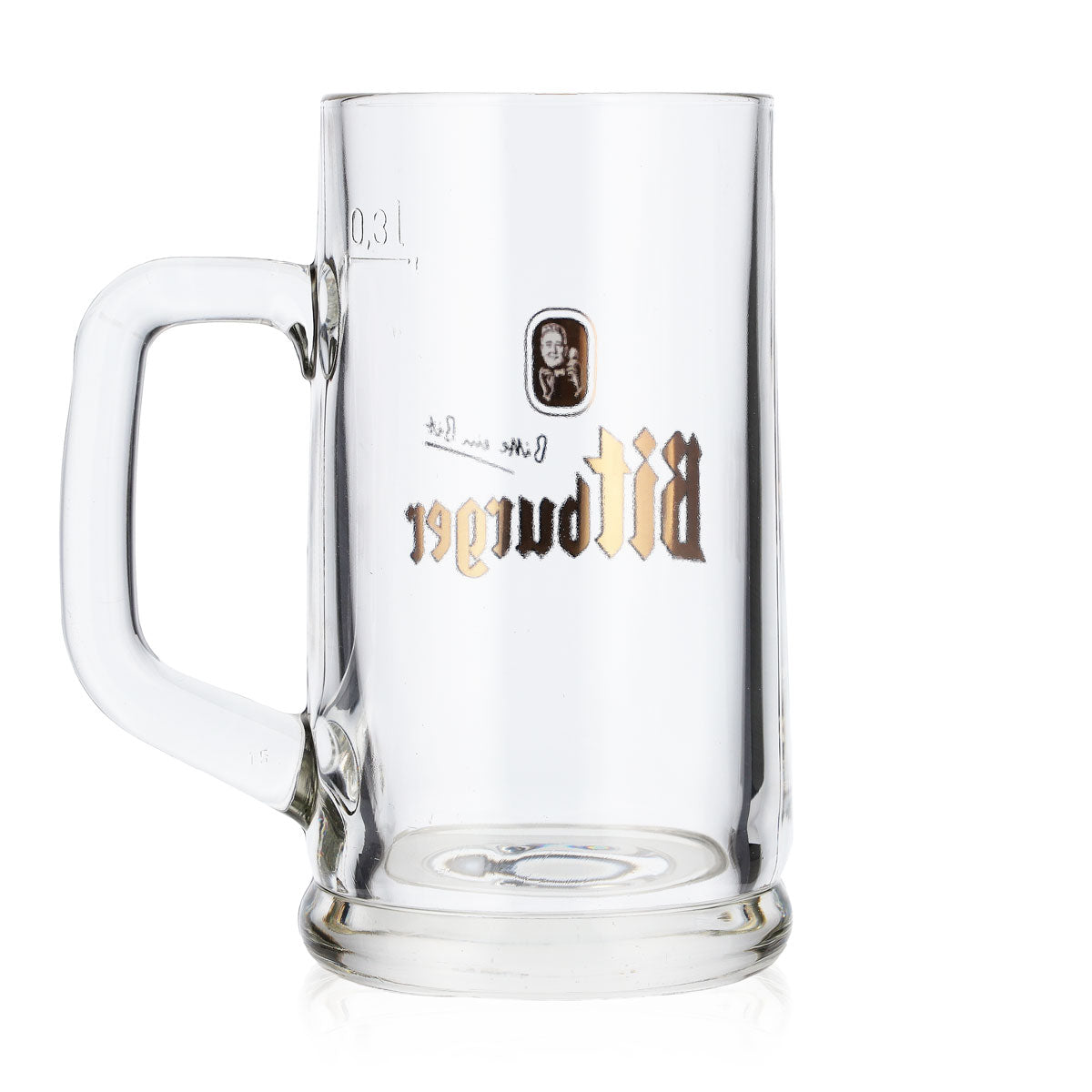 6x Bitburger Bier Glas Humpen Gläser 0,3l Krug Seidel Rastal – Ansicht 5