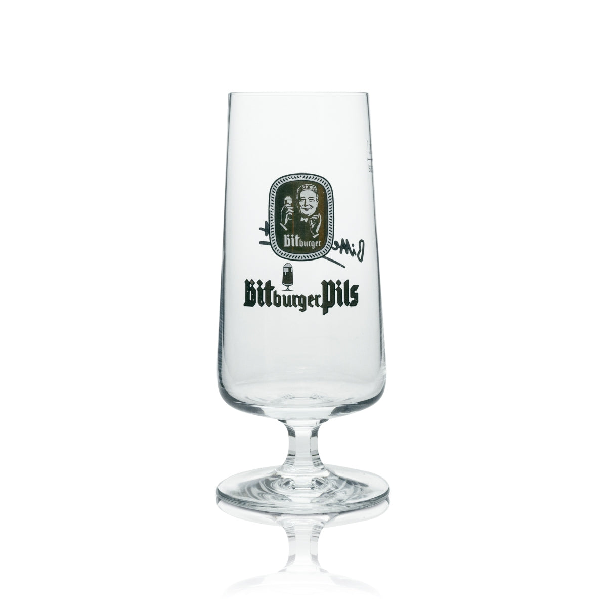 6x Bitburger Bier Glas Pokal Pils "Bitte ein Bit" rastal 300ml – Ansicht 2