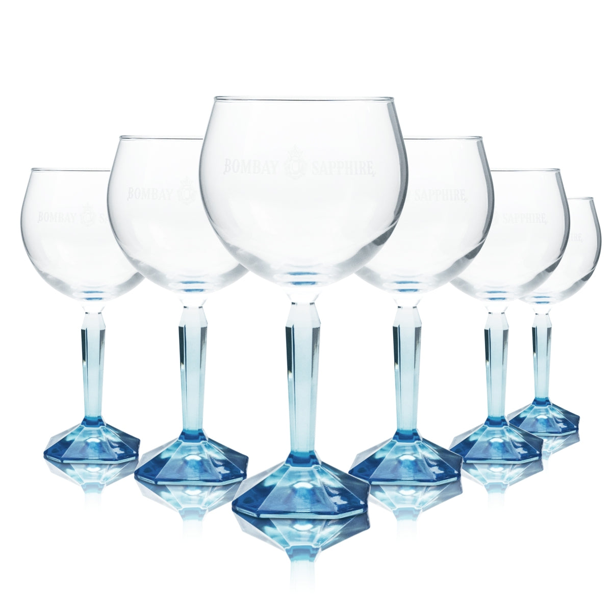 6x Bombay Sapphire Gin Ballonglas 48cl Kelch Tonic Longdrink Cocktail Gläser