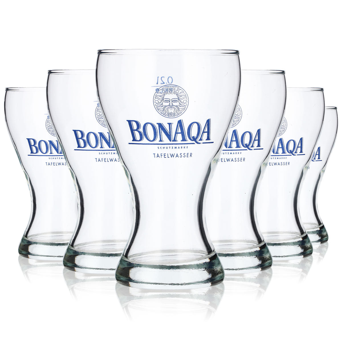 6x Bonaqa Wasser Glas 0,2l Gläser Trinkglas Becher Tumbler – Ansicht 5