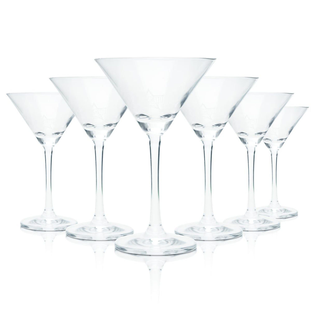 6x Borghetti Glas 0,1l Martinischale Kelchglas Dooleys Aperitifglas Gläser Set