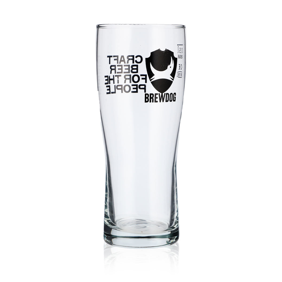 6x Brewdog Bier Willibecher 0,5l Biergläser Bierbecher Logo schwarz – Ansicht 3