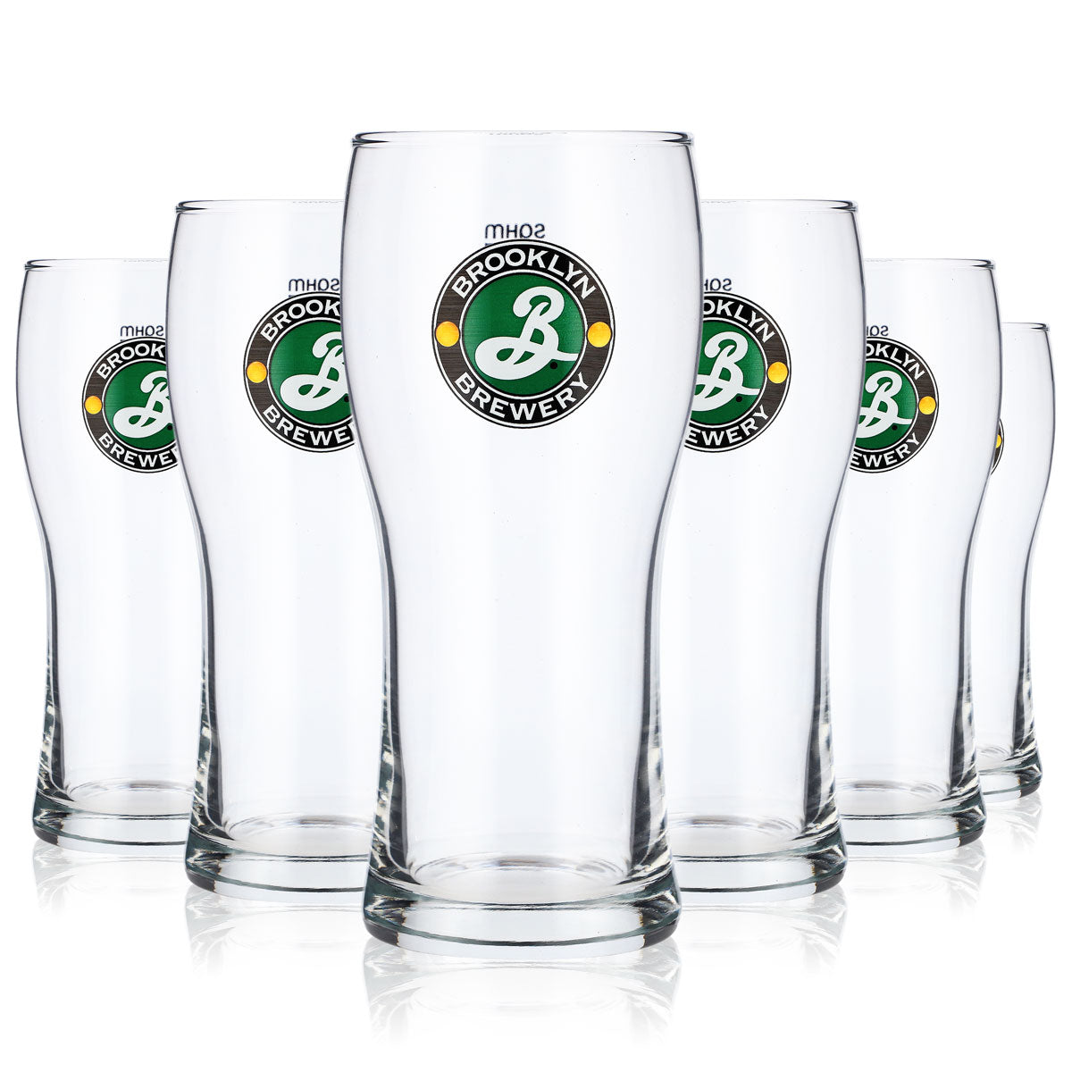 6x Brooklyn Brewery Bier Glas 0,3l Becher Biergläser Bierglas Cadera – Ansicht 5