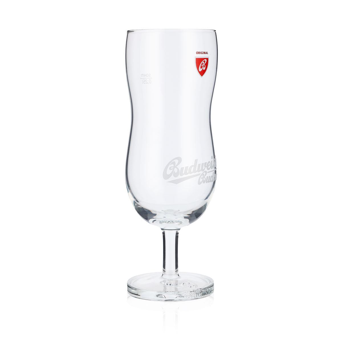 6x Budweiser Bier Glas 0,25L Konturglas Biergläser Designgläser Budvar – Ansicht 3