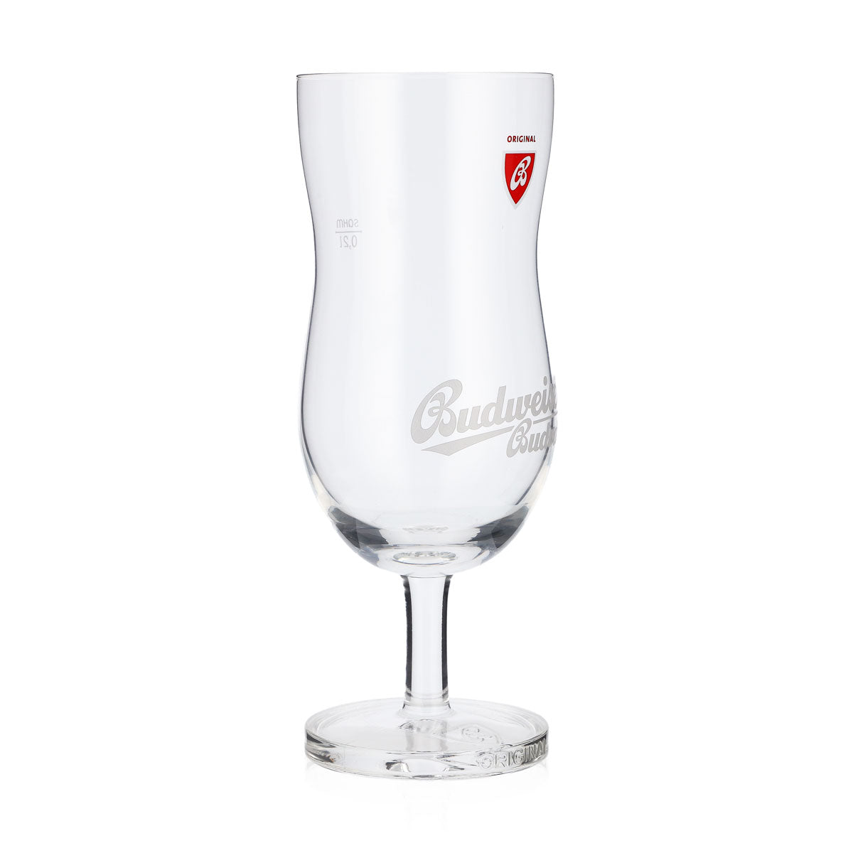 6x Budweiser Bier Glas 0,25l Pokalglas Biergläser Konturglas Gläser – Ansicht 3