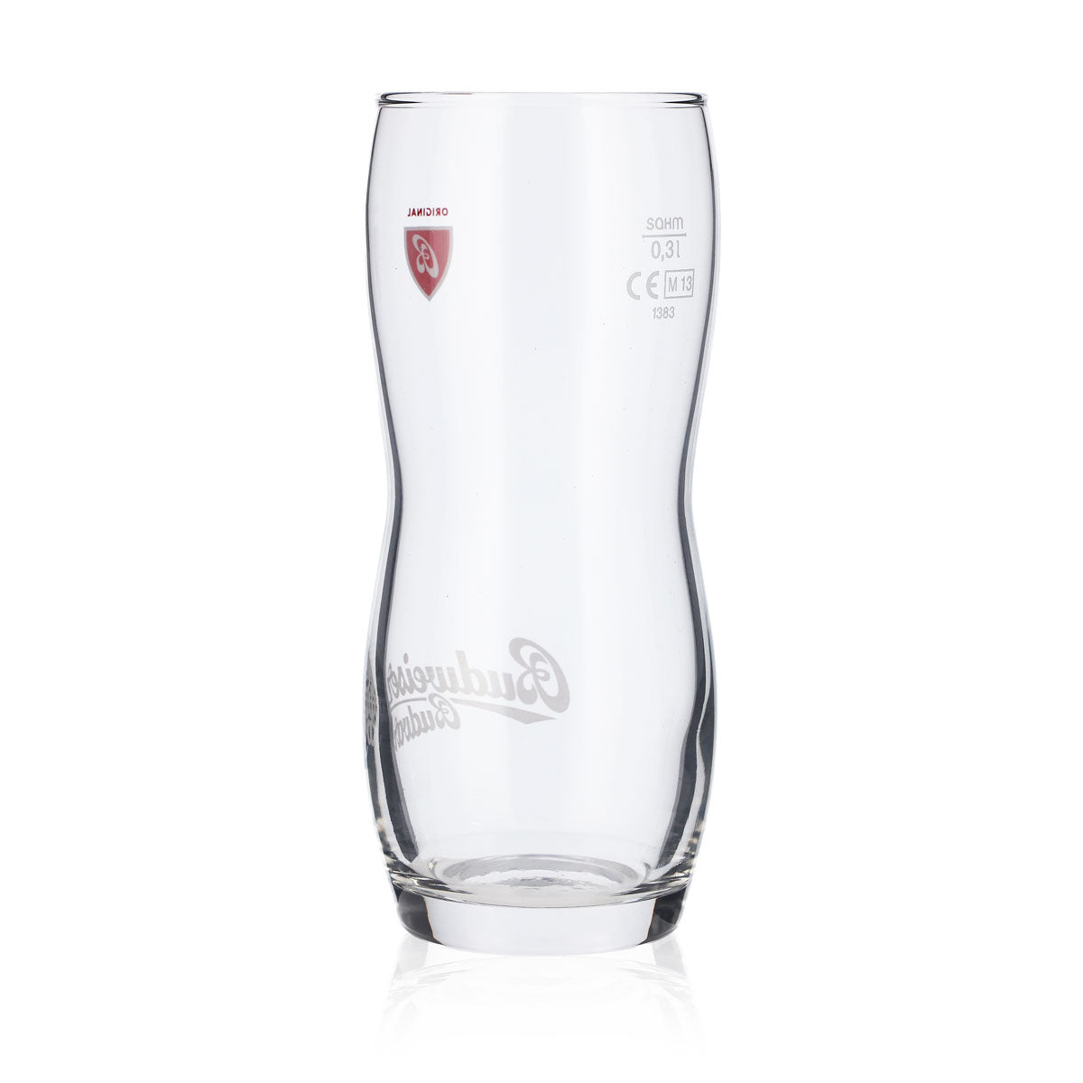6x Budweiser Bier Glas 0,3L Konturglas Biergläser Designgläser Budvar – Ansicht 4