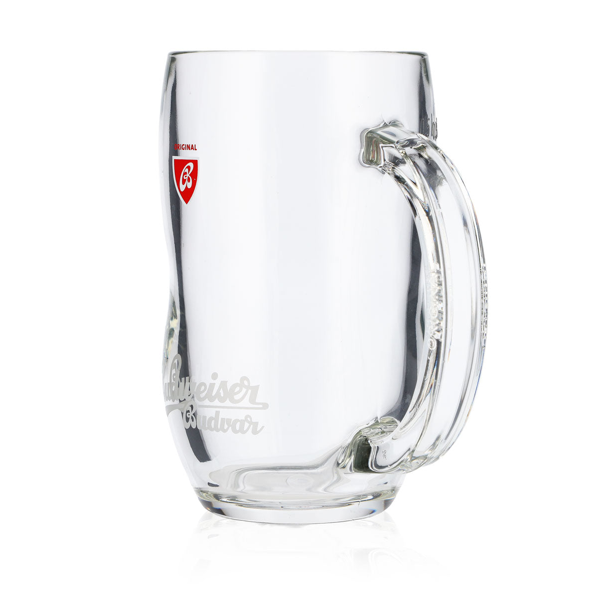 6x Budweiser Bier Glas 0,5l Krug Bierseidel Bierhumpen Konturglas – Ansicht 6