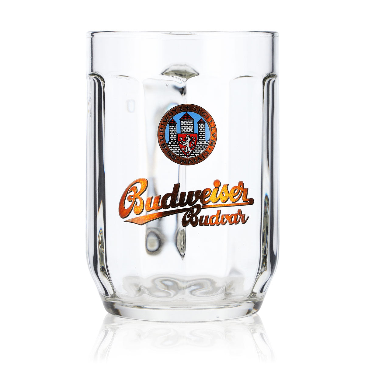 6x Budweiser Bier Glas Bierseidel 0,3l Humpen Krug "Budvar" Sahm Prag – Ansicht 2