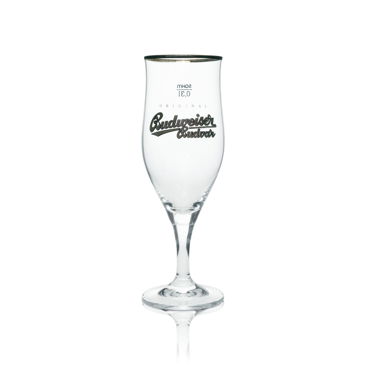 6x Budweiser Bier Glas Original Budweiser Budvar 0,3l Sahm – Ansicht 2