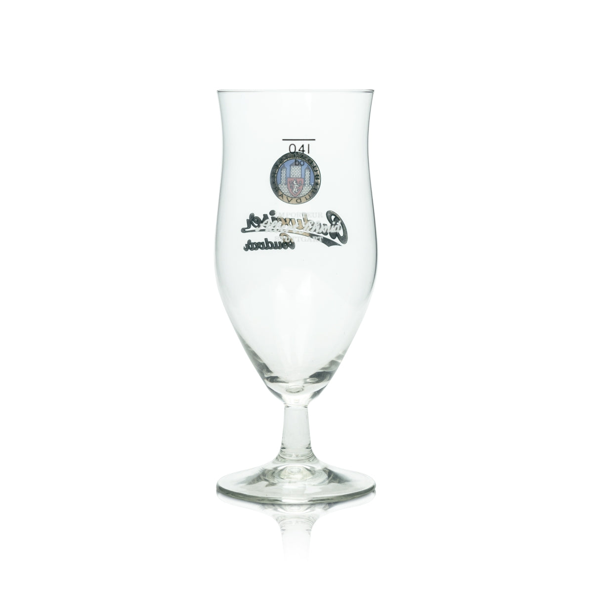 6x Budweiser Budvar Bier Glas 0,4l Pokal Albert Schmid Tulpe Gläser Brauerei – Ansicht 3