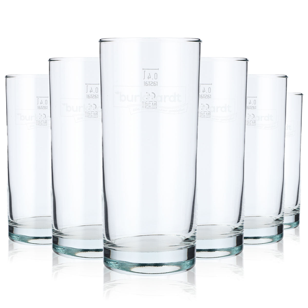 6x Burkhardt Saft Glas 0,4l Gläser Longdrinkgläser Becher Rastal Amsterdam – Ansicht 5