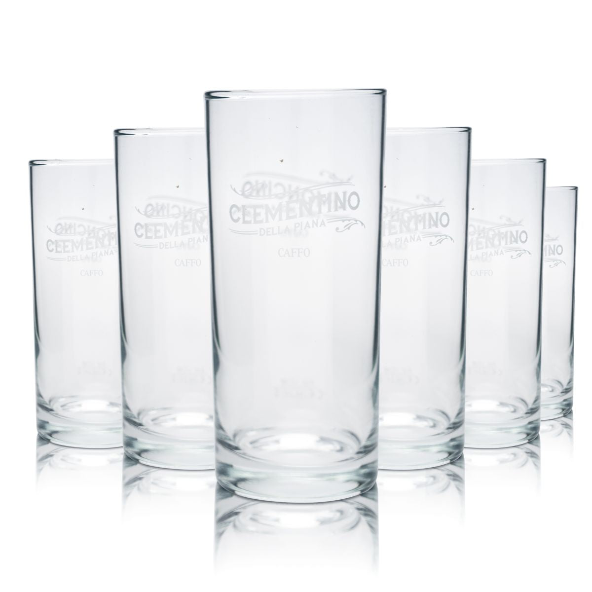 6x Caffo Glas 0,47l Longdrinkglas Limoncino Dell Isola Clementino Gläser Set