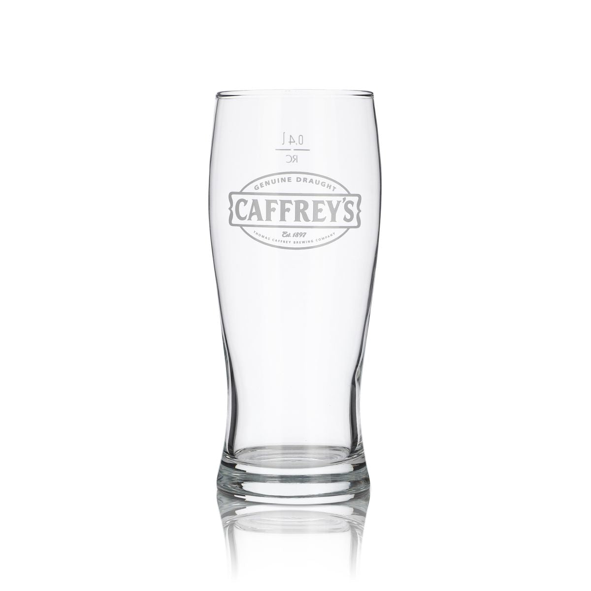 6x Caffreys Glas 0,4l Willibecher Pint Biergläser Set Irish Brewery Draught Beer – Ansicht 2