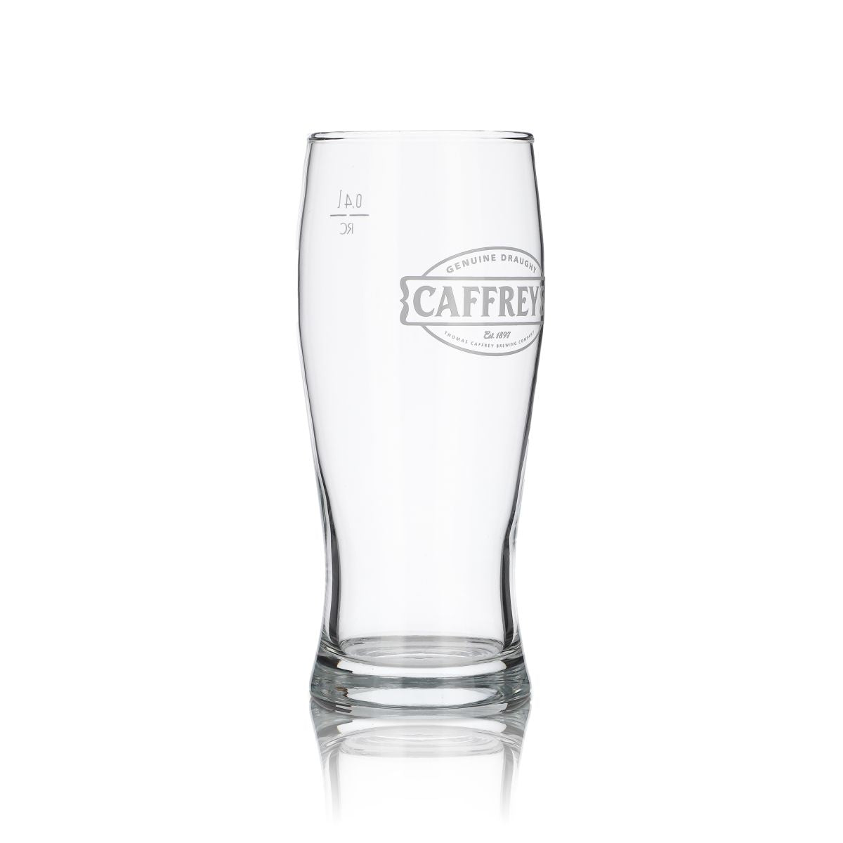 6x Caffreys Glas 0,4l Willibecher Pint Biergläser Set Irish Brewery Draught Beer – Ansicht 3