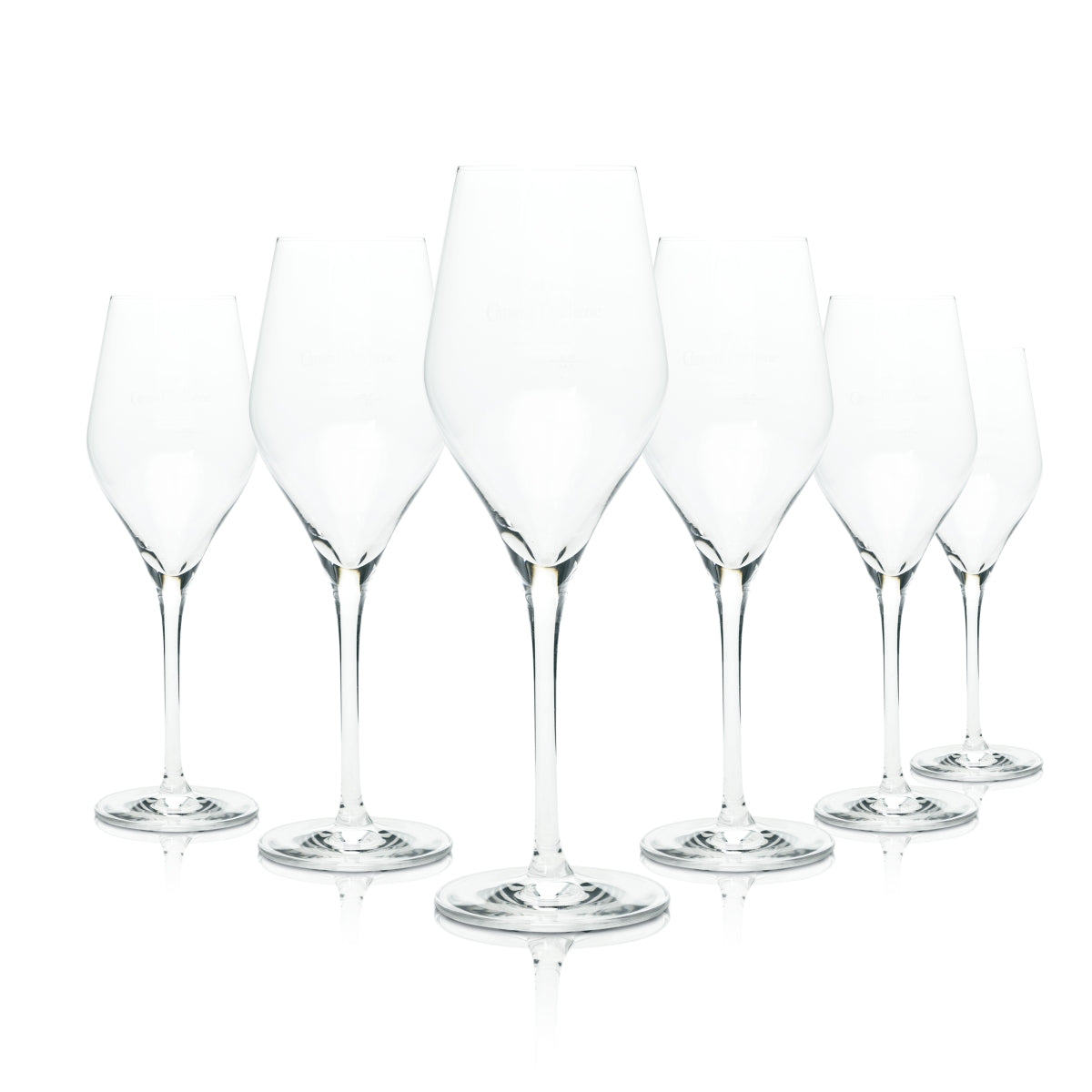 6x Canard Duchêne Champagner Glas 0,2l Flöte Gläser Sekt Flute Stieglas elegant