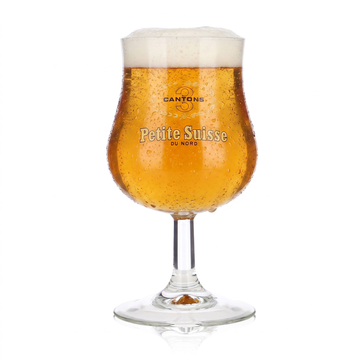 6x Canton 3 Petite Suisse Bier Glas 0,37l Tulpe Kelch Du Nord Gelber (6er Set) – Ansicht 2