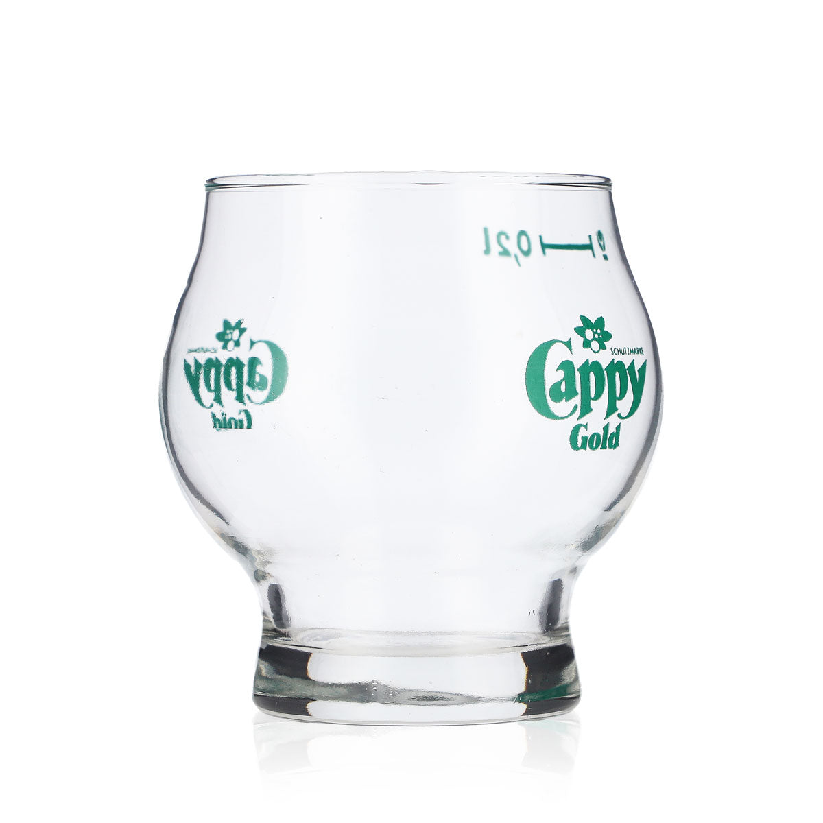 6x Cappy Saft Glas Gläser Saftgläser Fruchtgläser 0,2l Becher rund bauch – Ansicht 3