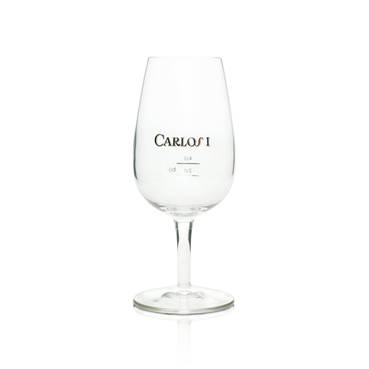 6x Carlos Brandy Glas Tasting Logo Gold 4cl Böckling – Ansicht 2