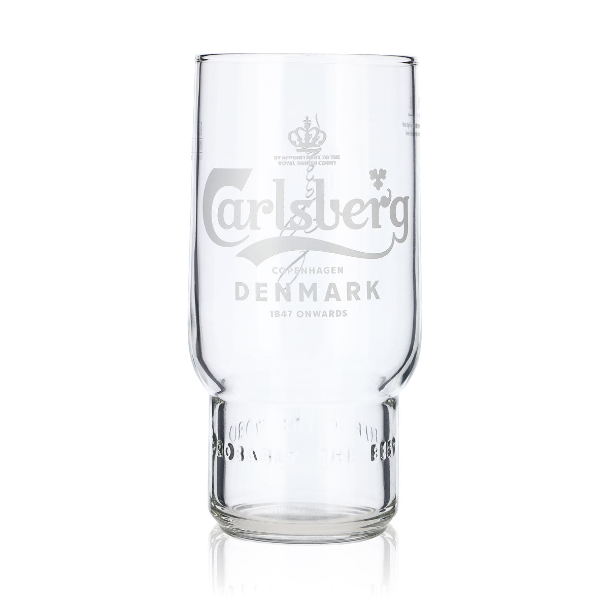 6x Carlsberg Bier Glas 0,5l Biergläser Tumbler Bierglas Becher Weißes Logo – Ansicht 2