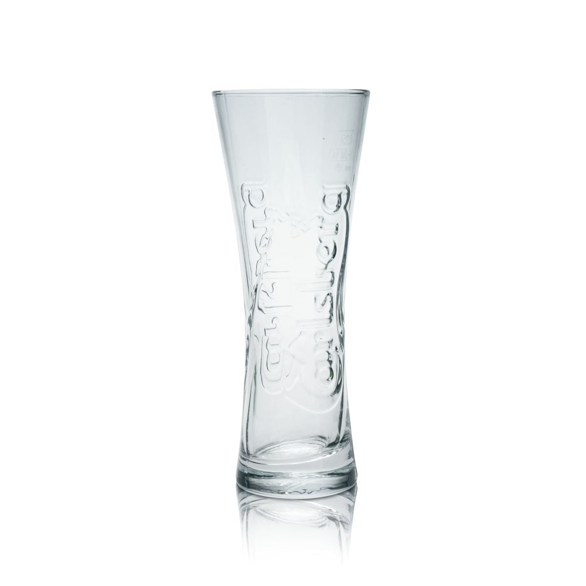 6x Carlsberg Bierglas 0,25l Relief Glaskontur Bierpokal Pils Gläser Set Brauerei – Ansicht 2