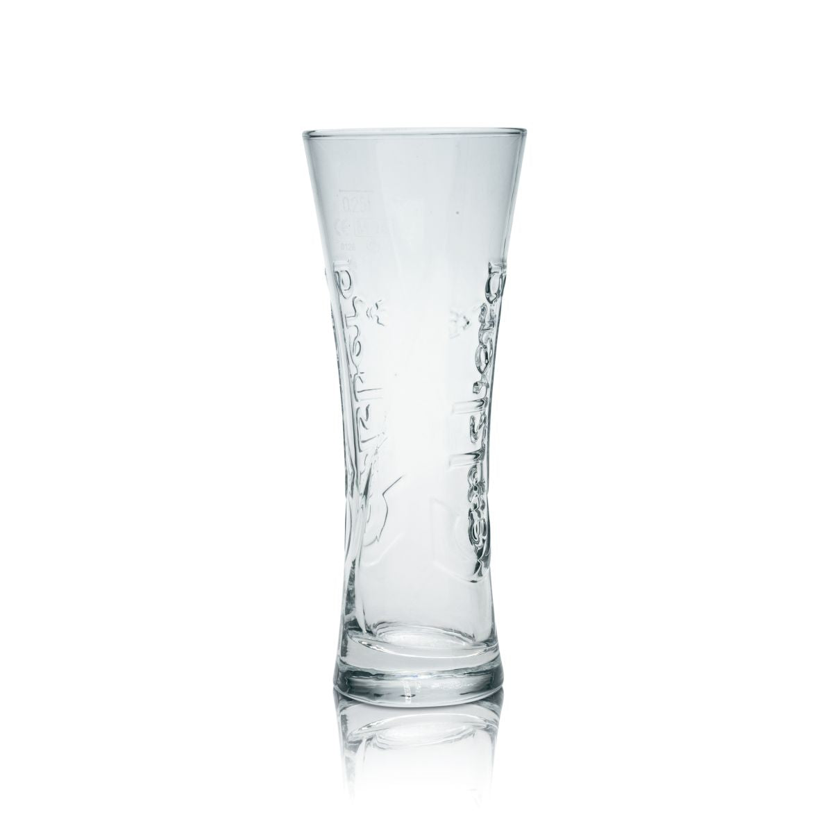 6x Carlsberg Bierglas 0,25l Relief Glaskontur Bierpokal Pils Gläser Set Brauerei – Ansicht 3