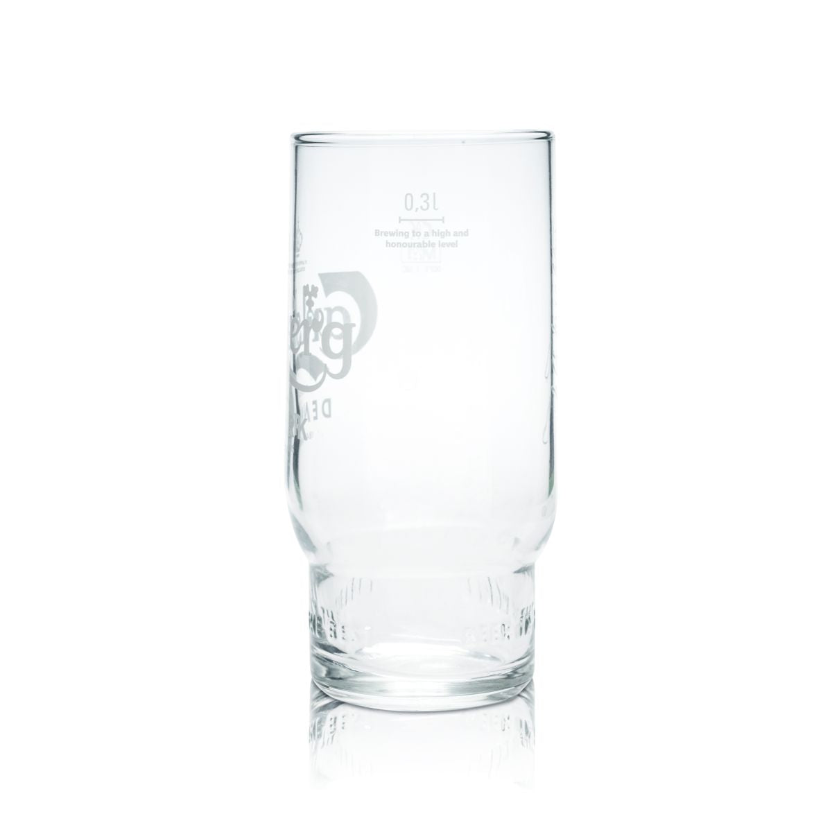 6x Carlsberg Bierglas 0,3l Pokalglas Pilstulpe Brauerei Dänemark International – Ansicht 3