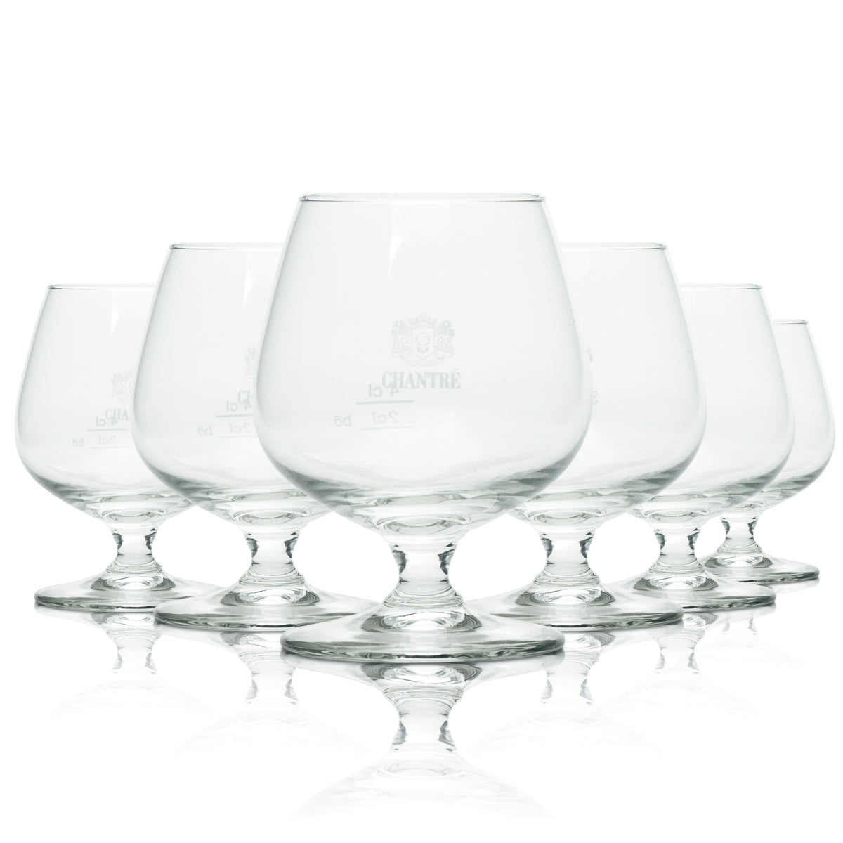 6x Chantre Weinbrad Glas Schwenker Ballon Eichstrich Gläser Tasting Kugel Bar