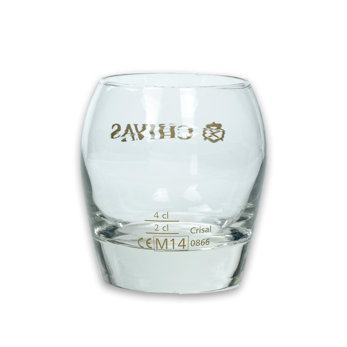 6x Chivas Regal Glas Tumbler Goldschrift – Ansicht 3