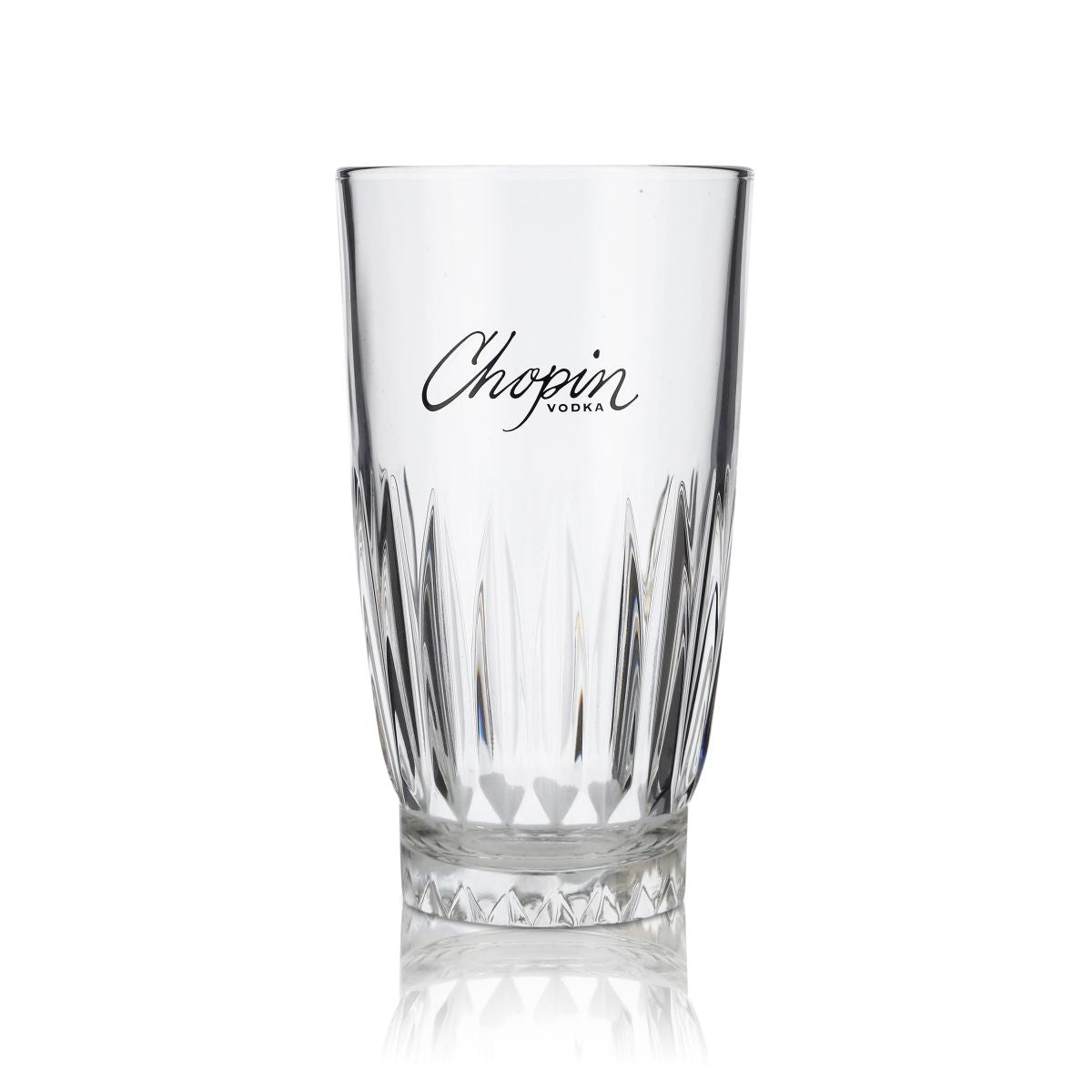 6x Chopin Glas 0,355l Highball Longdrink Cocktail Gläser Set Relief Konturglas – Ansicht 2
