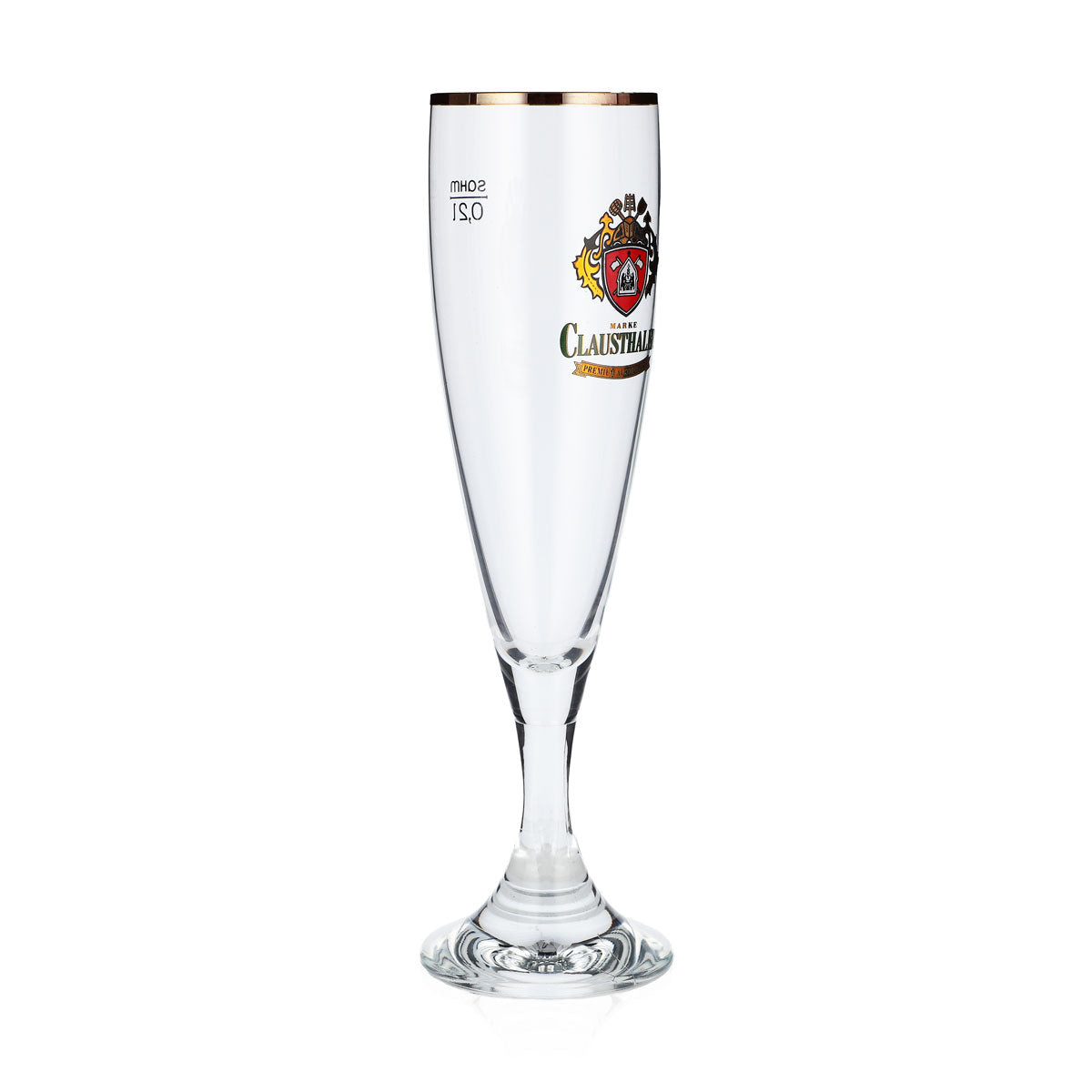 6x Clausthaler Bier Alkoholfrei Gläser Biergläser Pokal Bierglas 0,2l – Ansicht 3