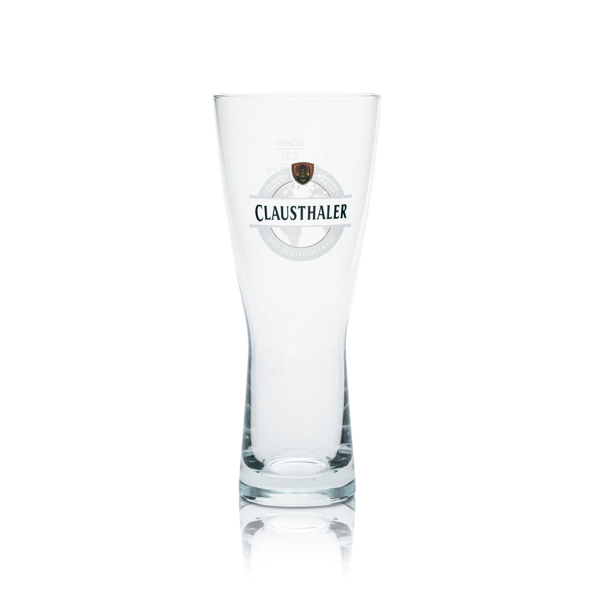 6x Clausthaler Glas 0,2l Becher Pokal Stange Gläser Bier Brauerei Gastro Pils – Ansicht 2