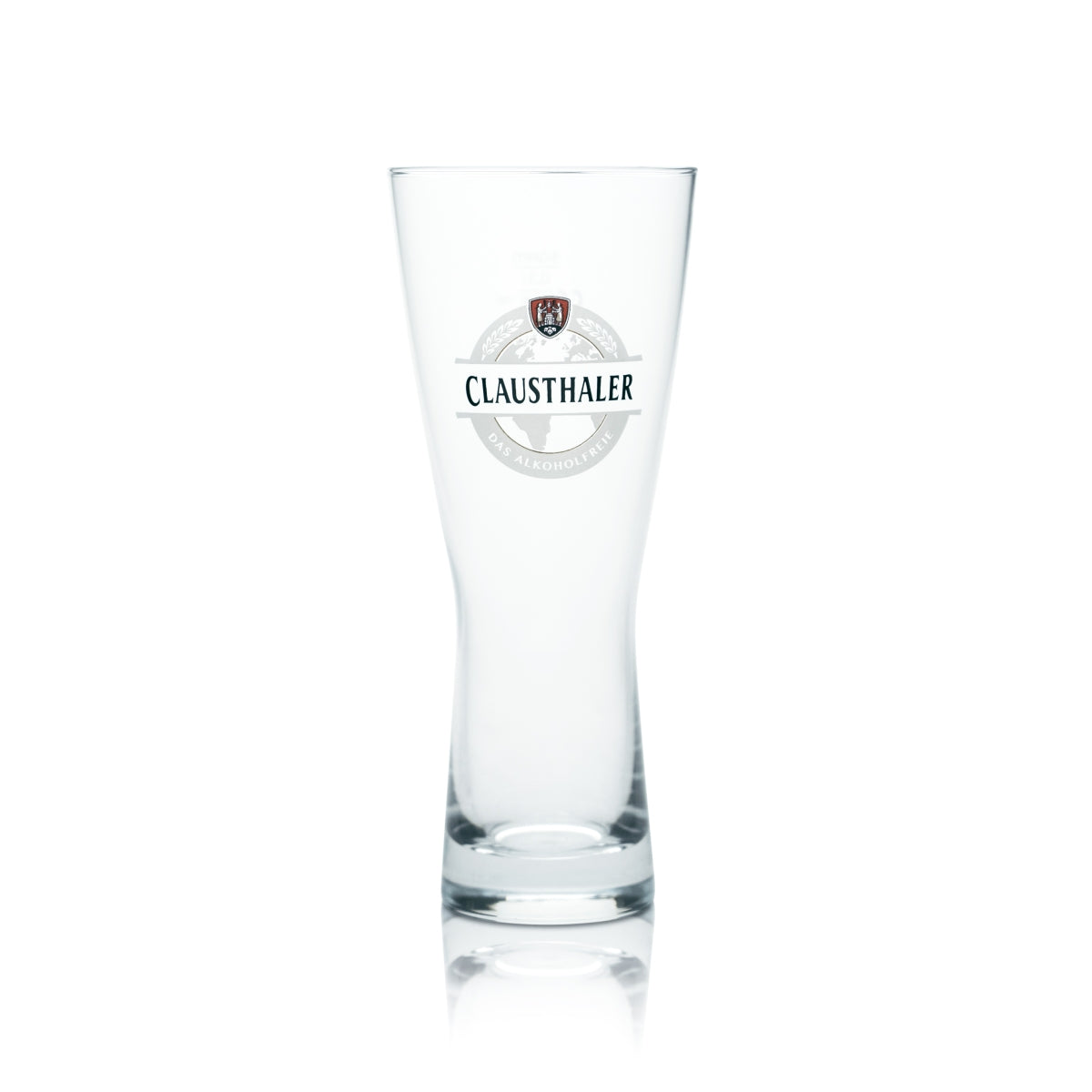 6x Clausthaler Glas 0,3l Pokal Becher Bier Gläser V-Form Alkoholfrei Gastro Bar – Ansicht 2