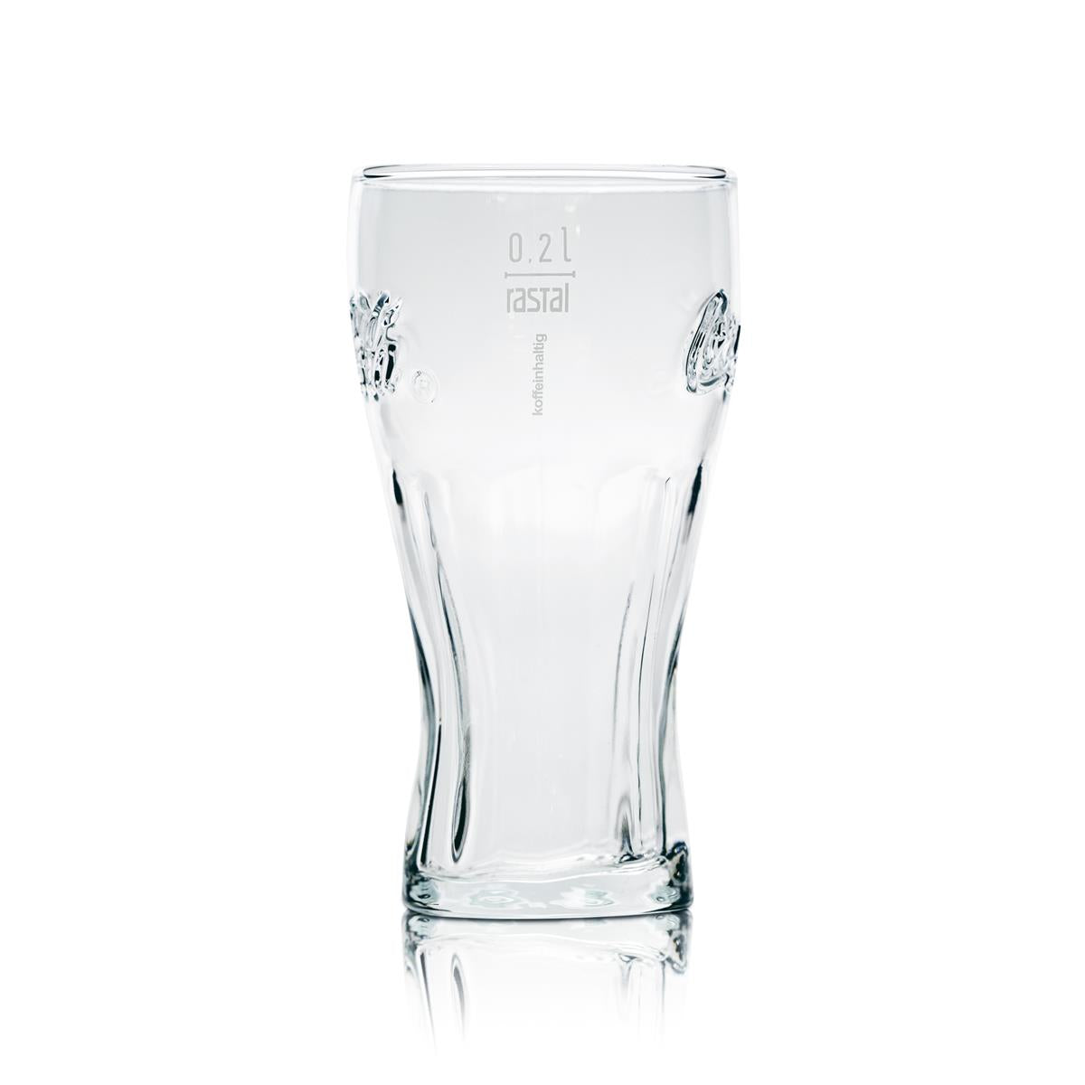 6x Coca Cola Kontur Glas 0,2l Becher Gläser Softdrink Limo Mix Geeicht Gastro – Ansicht 3