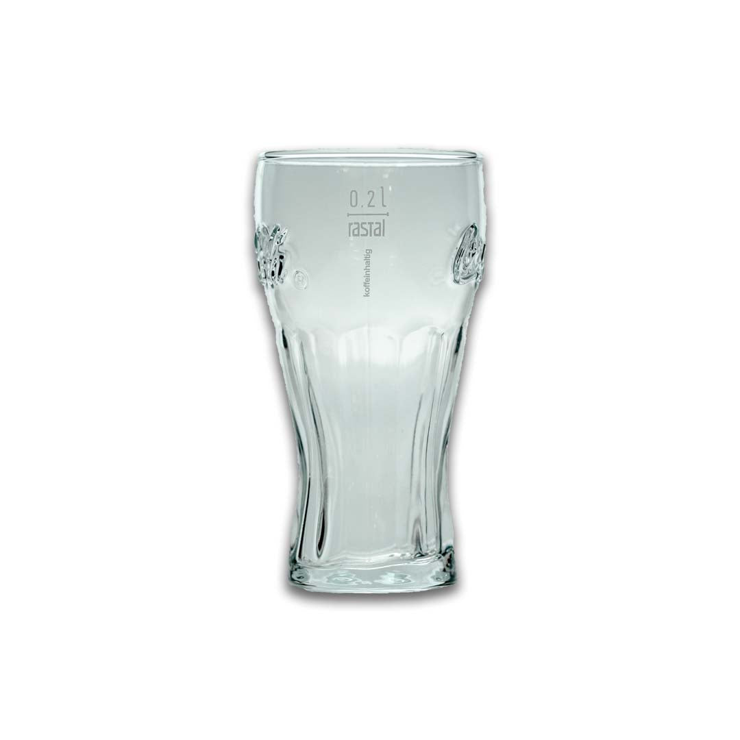 6x Coca Cola Kontur Glas 0,2l Becher Gläser Softdrink Limo Mix Geeicht Gastro – Ansicht 5
