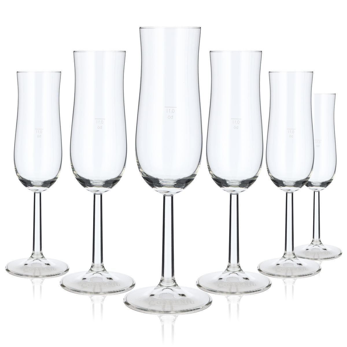 6x Codorniu Sekt Glas Gläser Flötengläser Sektgläser Flöte 0,1l – Ansicht 5