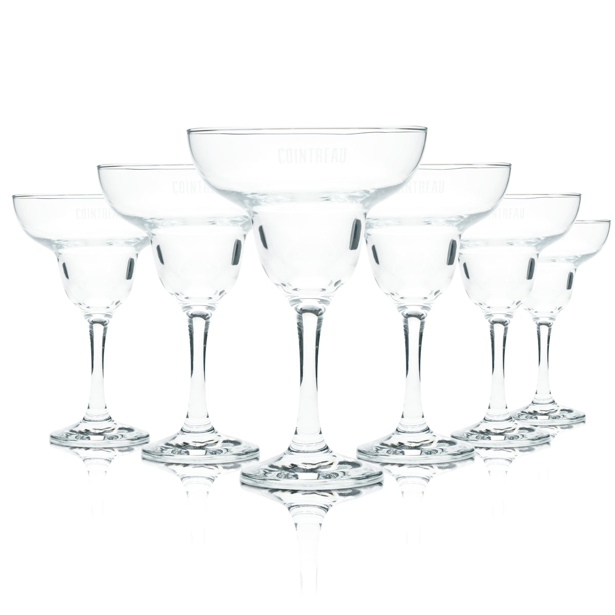 6x Cointreau Likör Glas 0,1l Margarita Schale Gläser Orange Caipi Longdrink Bar
