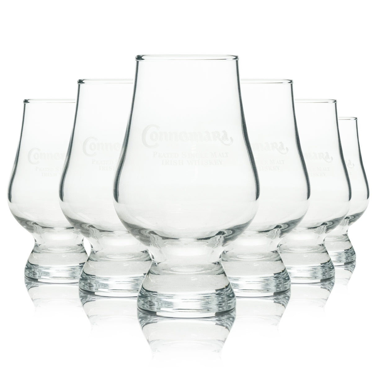 6x Connemara Whiskey Glas Tasting 90ml