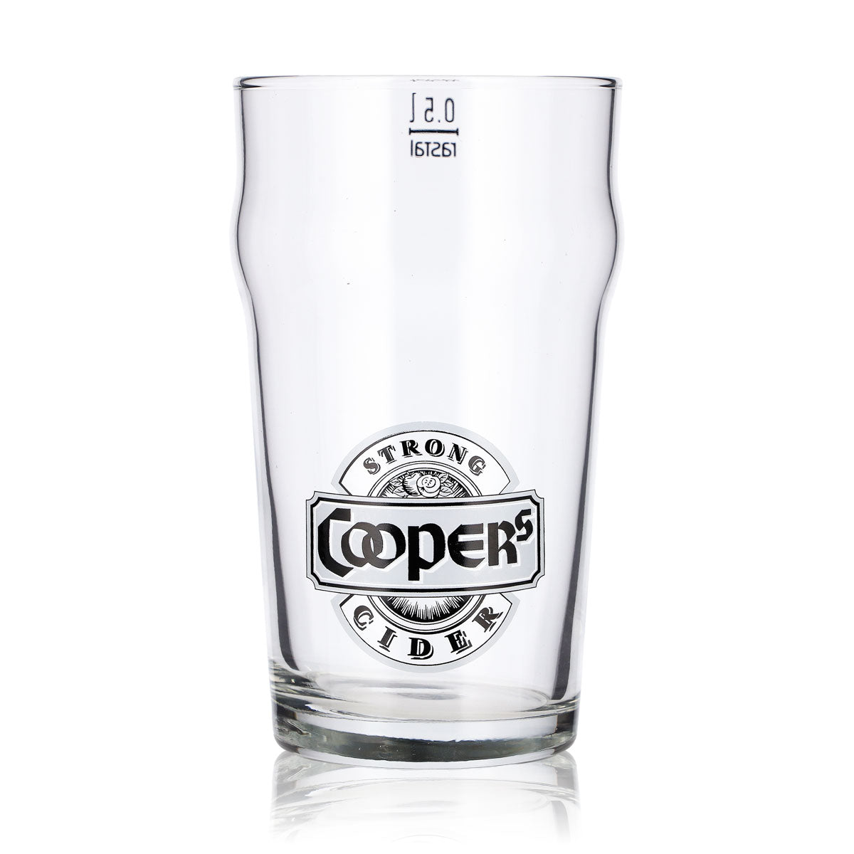 6x Coopers Wein Glas 0,5l Cider Glas Strong Coopers Rastal Bierglas – Ansicht 2