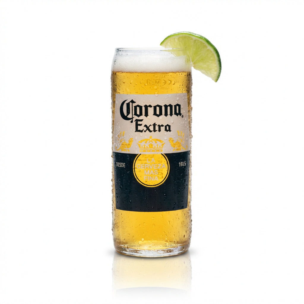 6x Corona Bierglas 0,5l Gläser Set - edles Kontur-Relief geeicht für Gastronomie – Ansicht 2